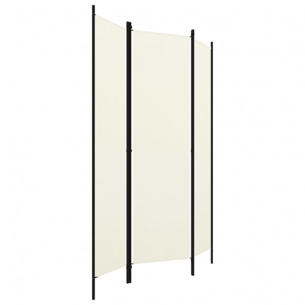 3-panel Room Divider Cream White 150x180 Cm Image 3