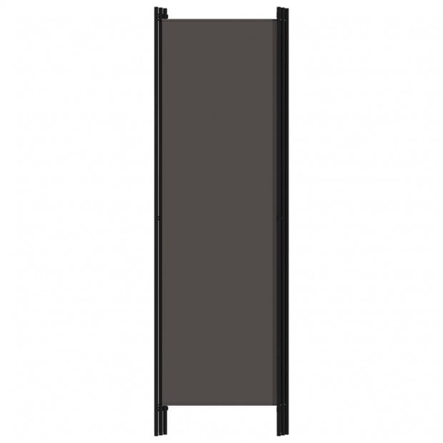 3-panel Room Divider Anthracite 150x180 Cm Image 4