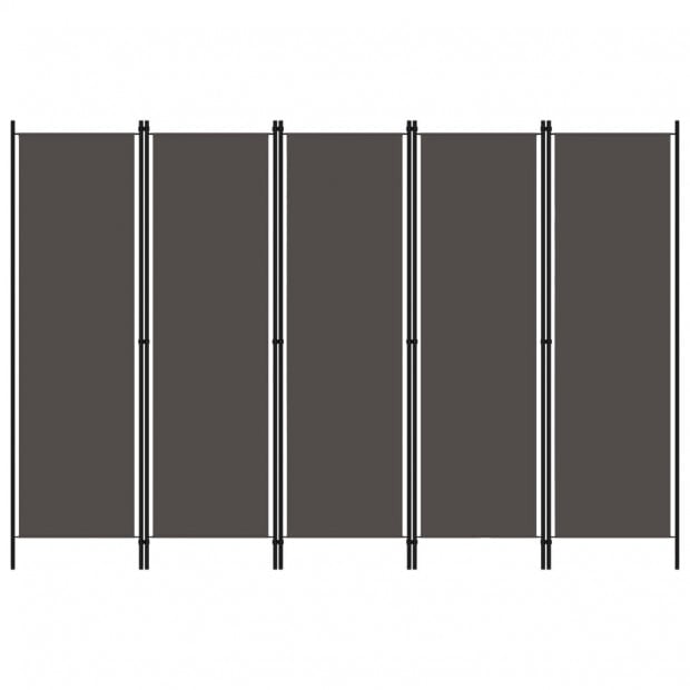 5-panel Room Divider 250x180 Cm