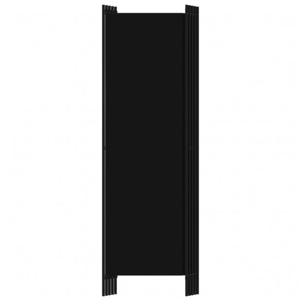 5-panel Room Divider Black 250x180 Cm Image 4