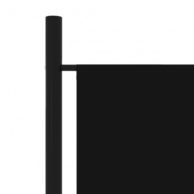5-panel Room Divider Black 250x180 Cm Image 5