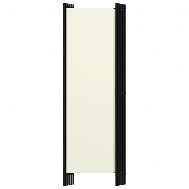 6-panel Room Divider Cream White 300x180 Cm Image 4