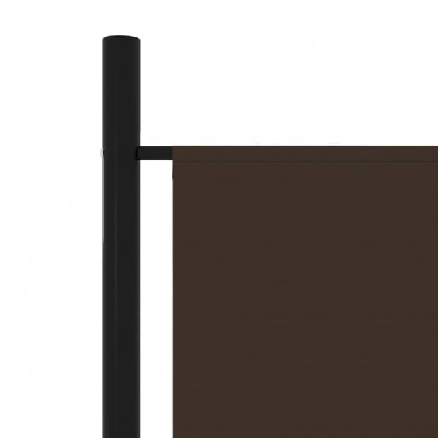 6-panel Room Divider Brown 300x180 Cm Image 5
