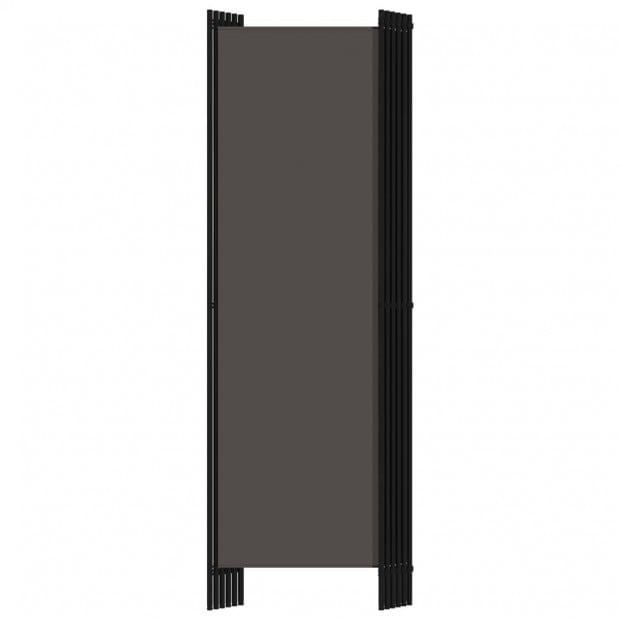 6-panel Room Divider Anthracite 300x180 Cm Image 4