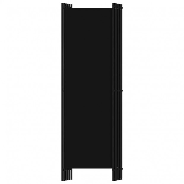 6-panel Room Divider 300x180 Cm Black Image 4