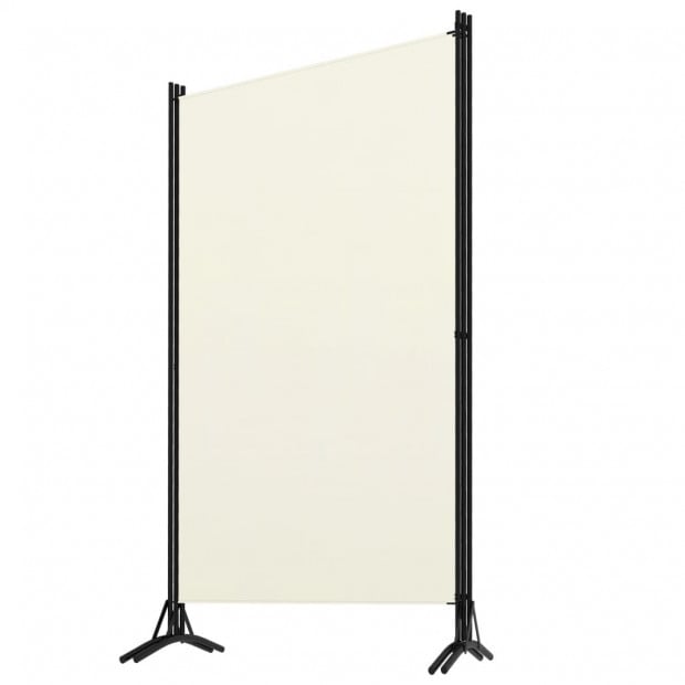 3-panel Room Divider Cream White 260x180 Cm Image 3