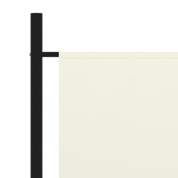 3-panel Room Divider Cream White 260x180 Cm Image 4