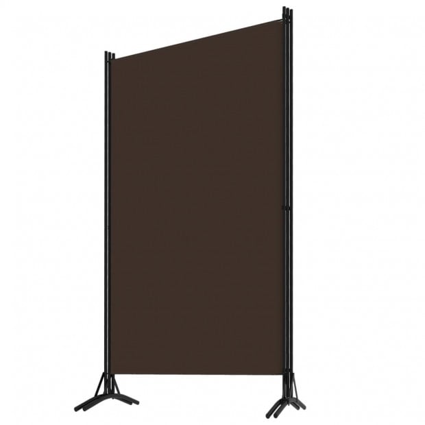 3-panel Room Divider Brown 260x180 Cm Image 3