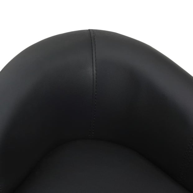 Dog Sofa Black 67x41x39 Cm Faux Leather Image 6