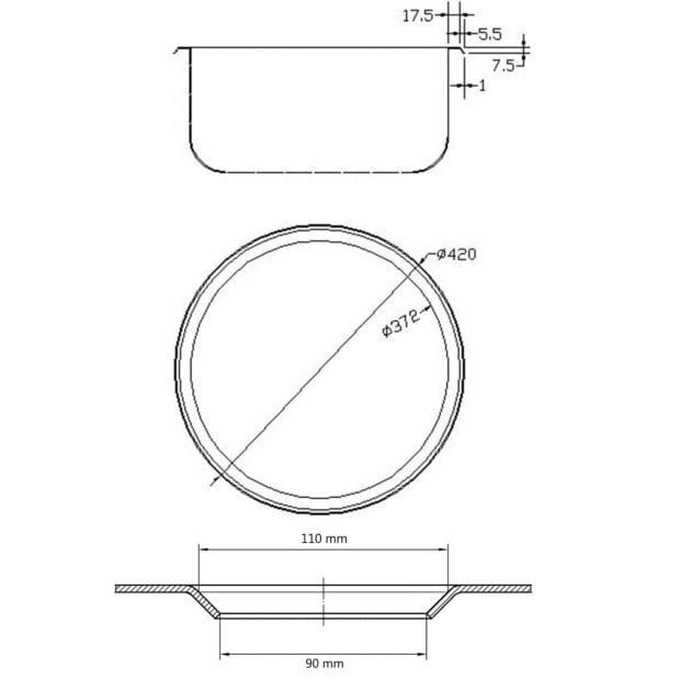 Kitchen Sink With Overflow Hole Stainless Steel Image 8