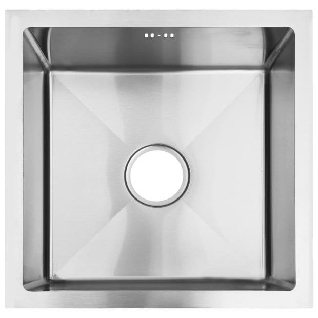 Handmade Kitchen Sink With Overflow Hole Stainless Steel Image 2