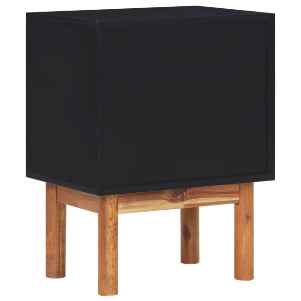 Nightstands 2 Pcs 40x30x53 Cm Solid Acacia Wood And Mdf Image 6