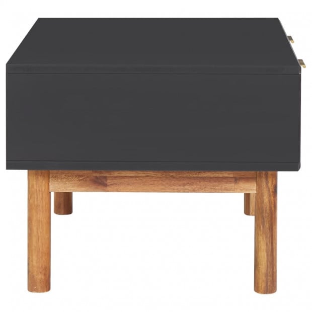 Coffee Table 90x50x40 Cm Solid Acacia Wood And Mdf Image 4