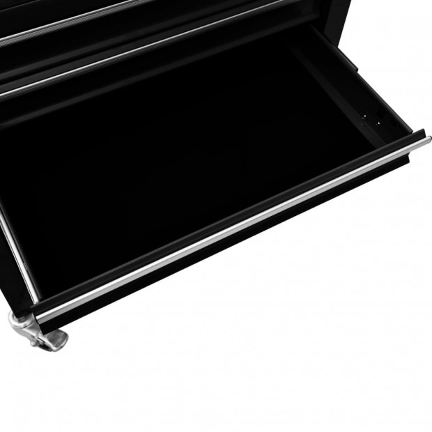 Tool Trolley With 4 Drawers Steel Black Image 6