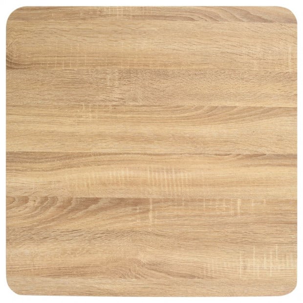 Bistro Table Light Brown 60x60 Cm Mdf Image 3