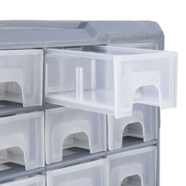 Multi-drawer Organiser With 40 Drawers 52 x 16 x 37.5cm - Blue Image 8