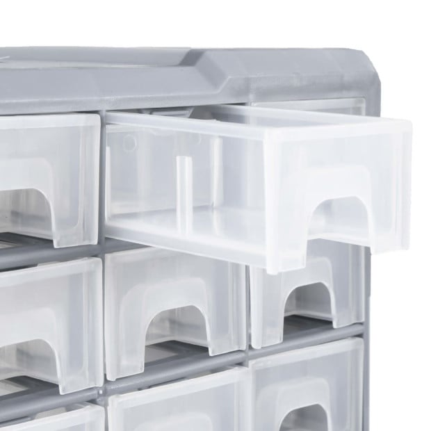 Multi-drawer Organiser With 64 Drawers 52 x 16 x 37.5cm - Blue Image 8