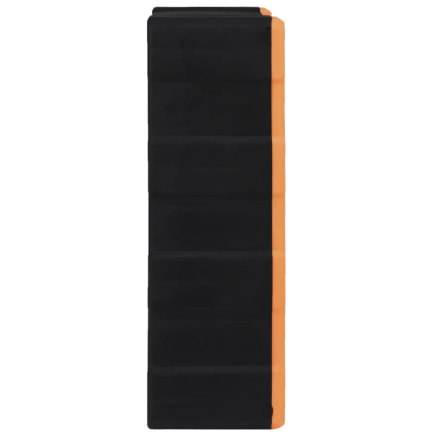 Multi-drawer Organiser With 39 Drawers 38 x 16 x 47cm Orange Image 3