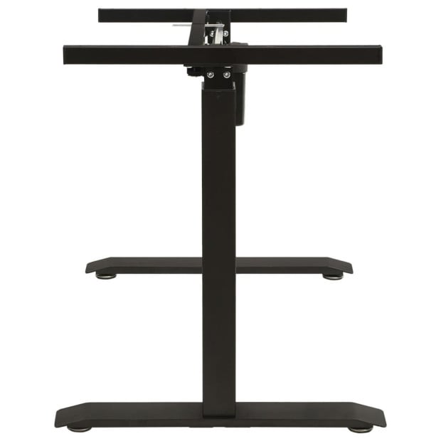 Electric Motorised Standing Desk Frame Height Adjustable Black Image 5