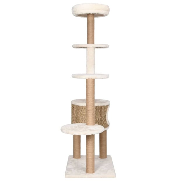 Cat Tree With Luxury Cushion And Scratching Post 148cm Seagrass Image 4