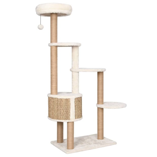 Cat Tree With Luxury Cushion And Scratching Post 148cm Seagrass Image 5