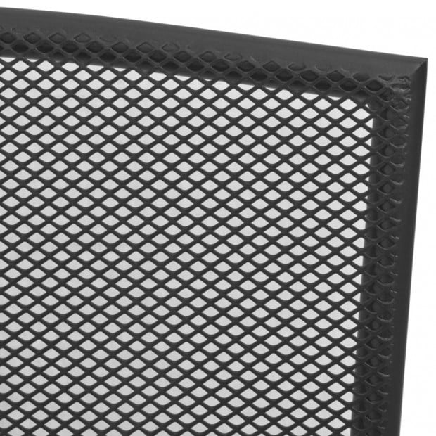 Outdoor Chairs 4 Pcs Mesh Design Anthracite Steel Image 4