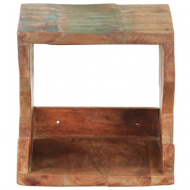 Wall Mounted Bicycle Rack 35x25x25 Cm Solid Reclaimed Wood Image 4