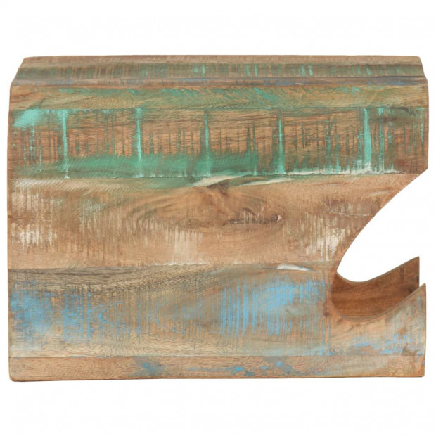 Wall Mounted Bicycle Rack 35x25x25 Cm Solid Reclaimed Wood Image 5