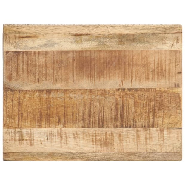 Side Table 40x30x50 Cm Solid Rough Mango Wood Image 4