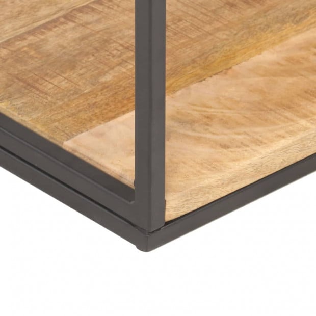 Bookcase 80x30x180 Cm Rough Mango Wood Image 4