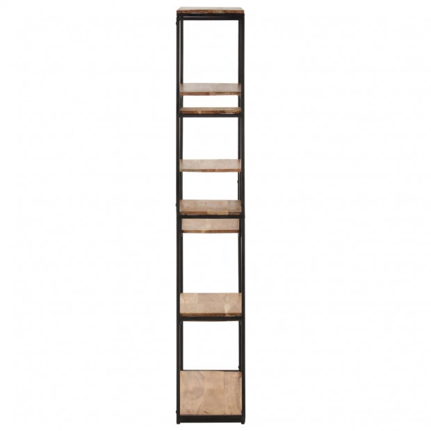 Bookcase 80x30x180 Cm Solid Acacia Wood Image 3