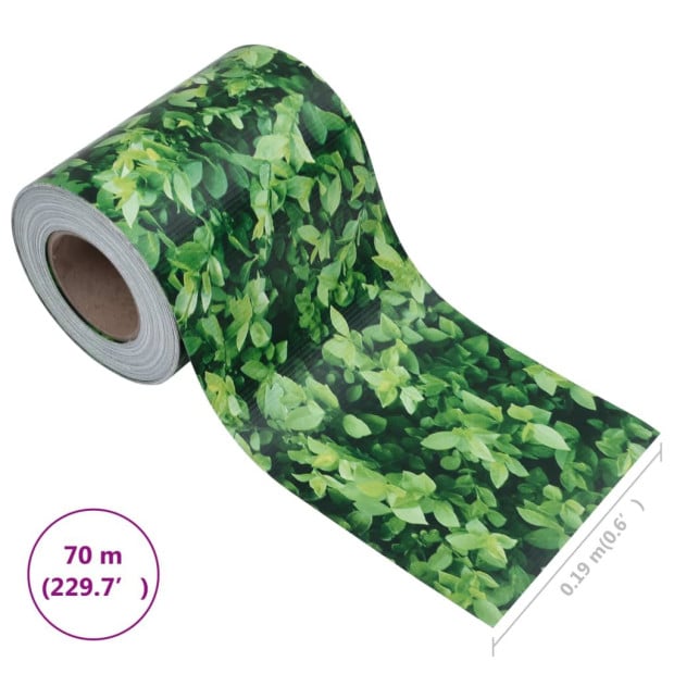 Garden Privacy Screen Pvc 70x0.19 M Green Image 10