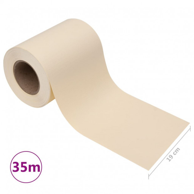 Garden Privacy Screen Pvc 35x0.19m Cream Image 10
