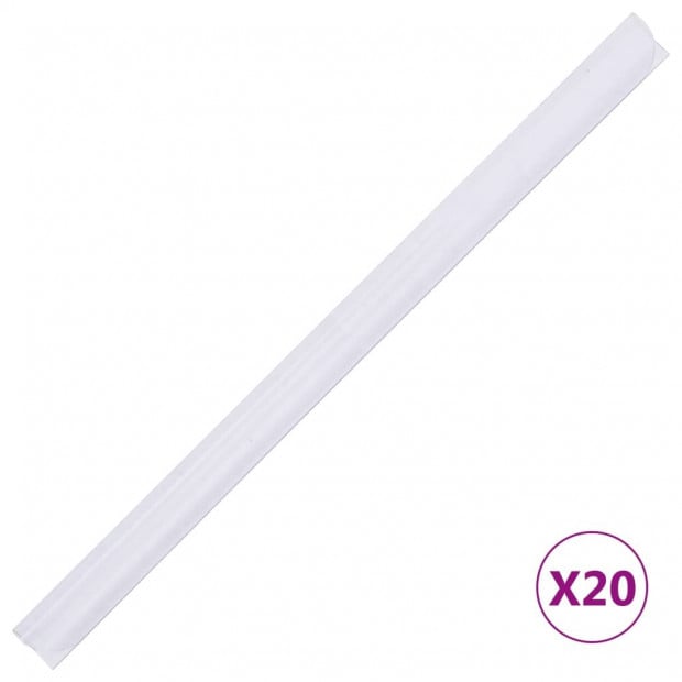 Garden Privacy Screen Pvc 35x0.19m White Image 8