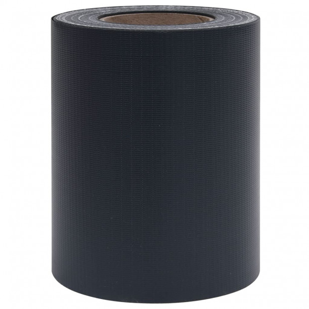 Garden Privacy Screens 4 Pcs Pvc 35x0.19m Matte Dark Grey Image 5