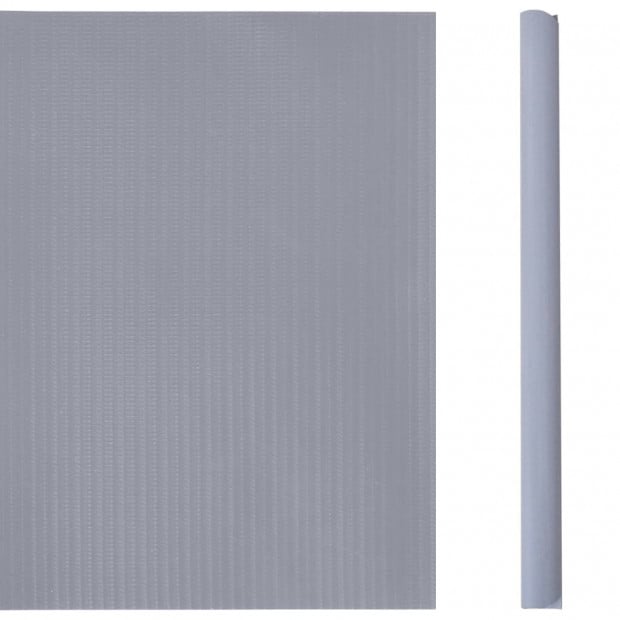 Garden Privacy Screen Pvc 35x0.19m Matte Light Grey Image 4