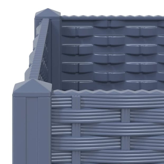 Raised Bed 160x40x23cm Polypropylene Image 5