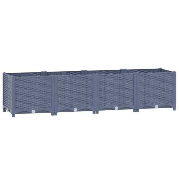 Raised Bed 160x40x38 Cm Polypropylene Image 2