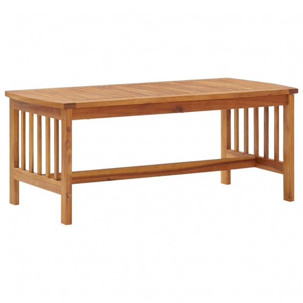 2 Piece Garden Lounge Set With Cushions Solid Acacia Wood Image 5