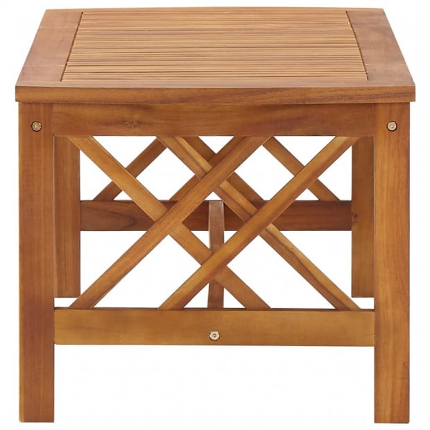 Coffee Table 102x50x43 Cm Solid Acacia Wood Image 3