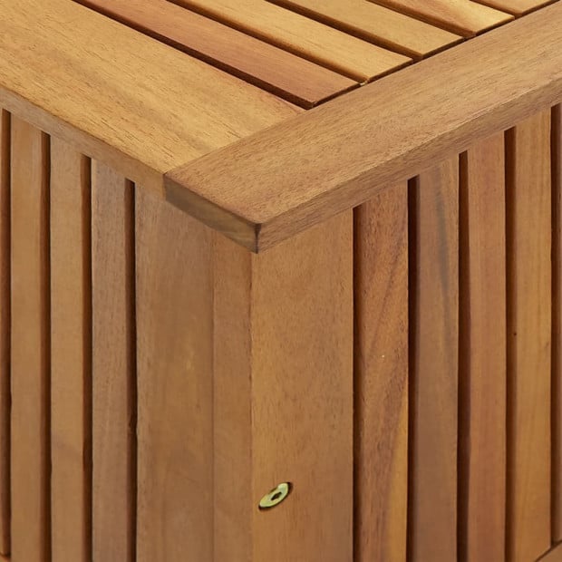 Garden Storage Box 90x50x106 Cm Solid Acacia Wood Image 2