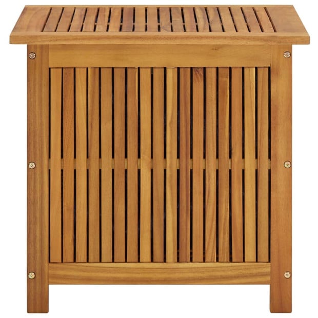 Garden Storage Box 60x50x58 Cm Solid Wood Acacia Image 2