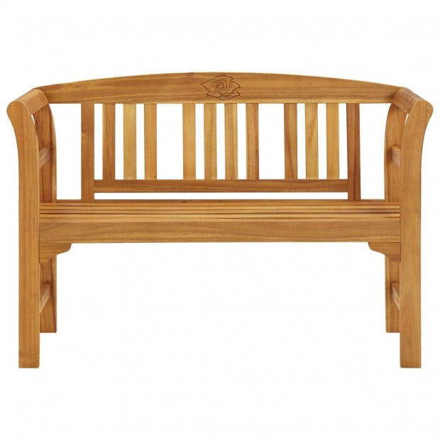 Garden Bench 120 Cm Acacia Wood Image 2
