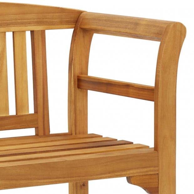 Garden Bench 120 Cm Acacia Wood Image 5