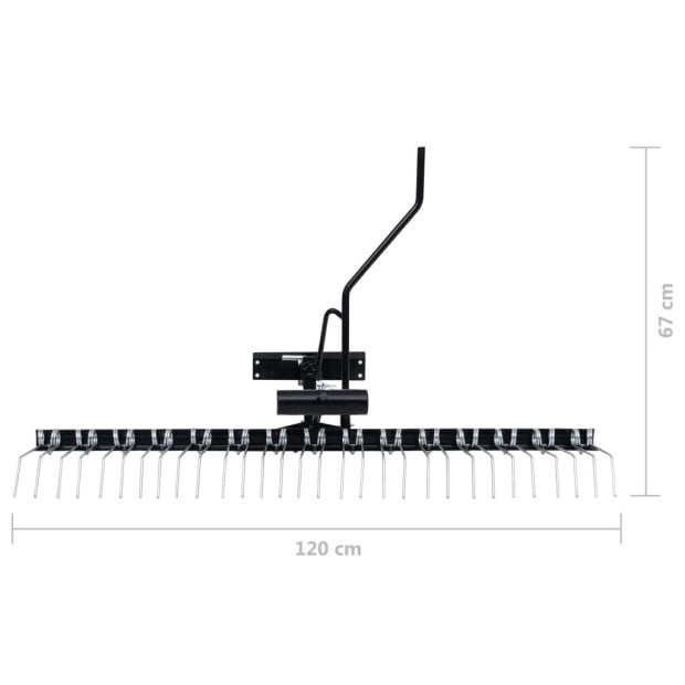 Scarifier For Ride-on Mower 120 Cm Image 8