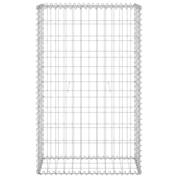 Gabion Wall With Covers Galvanised Steel 60x30x100 Cm Image 3