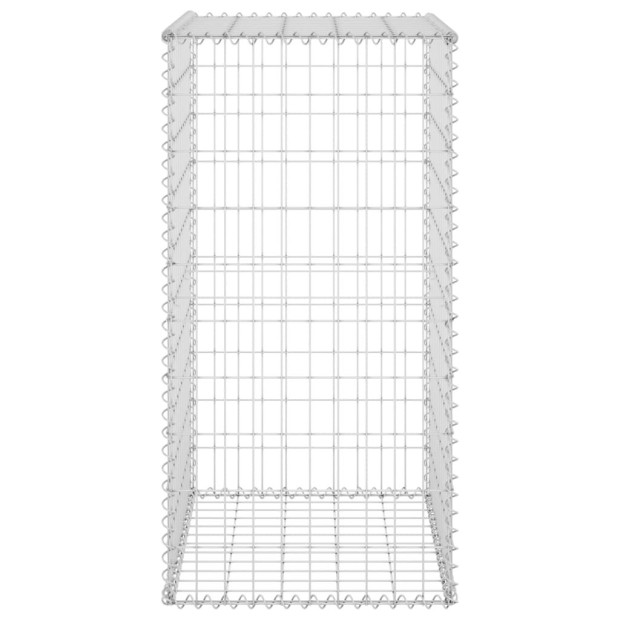 Gabion Wall With Covers Galvanised Steel 60x50x100 Cm Image 4