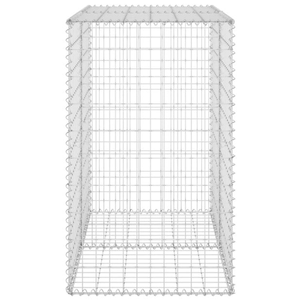 Gabion Wall With Covers Galvanised Steel 100x60x100 Cm Image 4