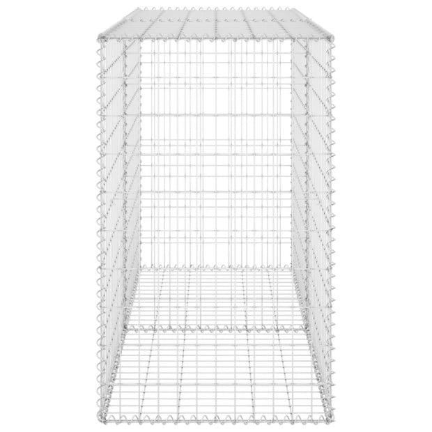 Gabion Wall With Covers Galvanised Steel 150x60x100 Cm Image 4