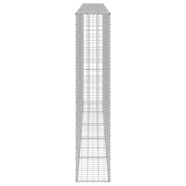 Gabion Wall With Covers Galvanised Steel 300x30x150 Cm Image 4